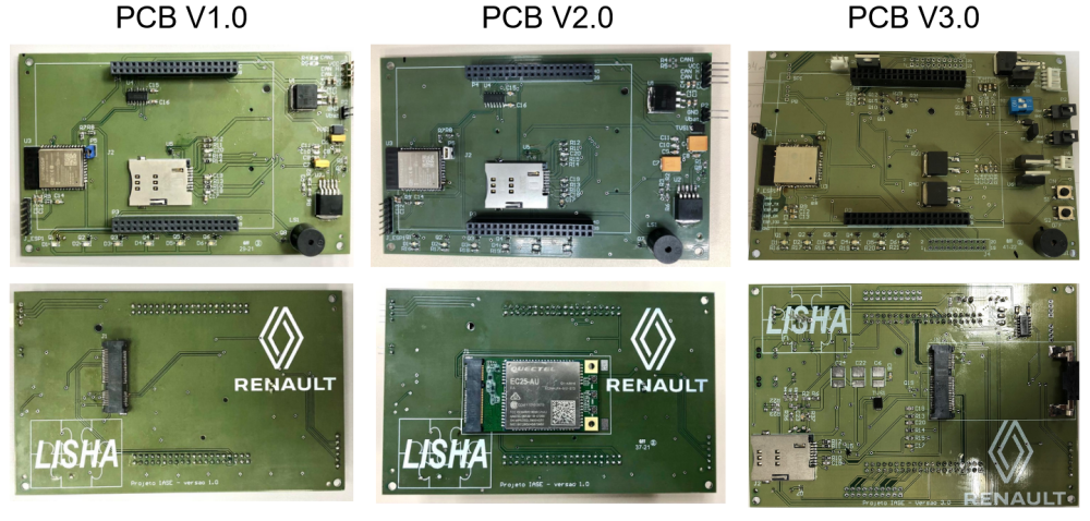 Figure 1. Developed Versions of the IASE hardware