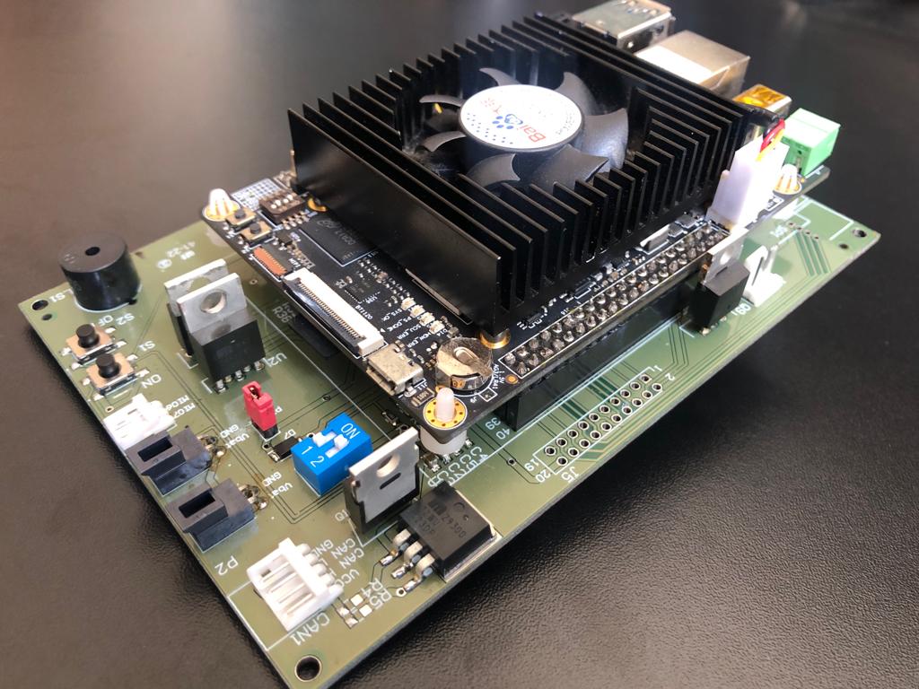 Figure 2. IASE hardware (PCB + FZ3 board)